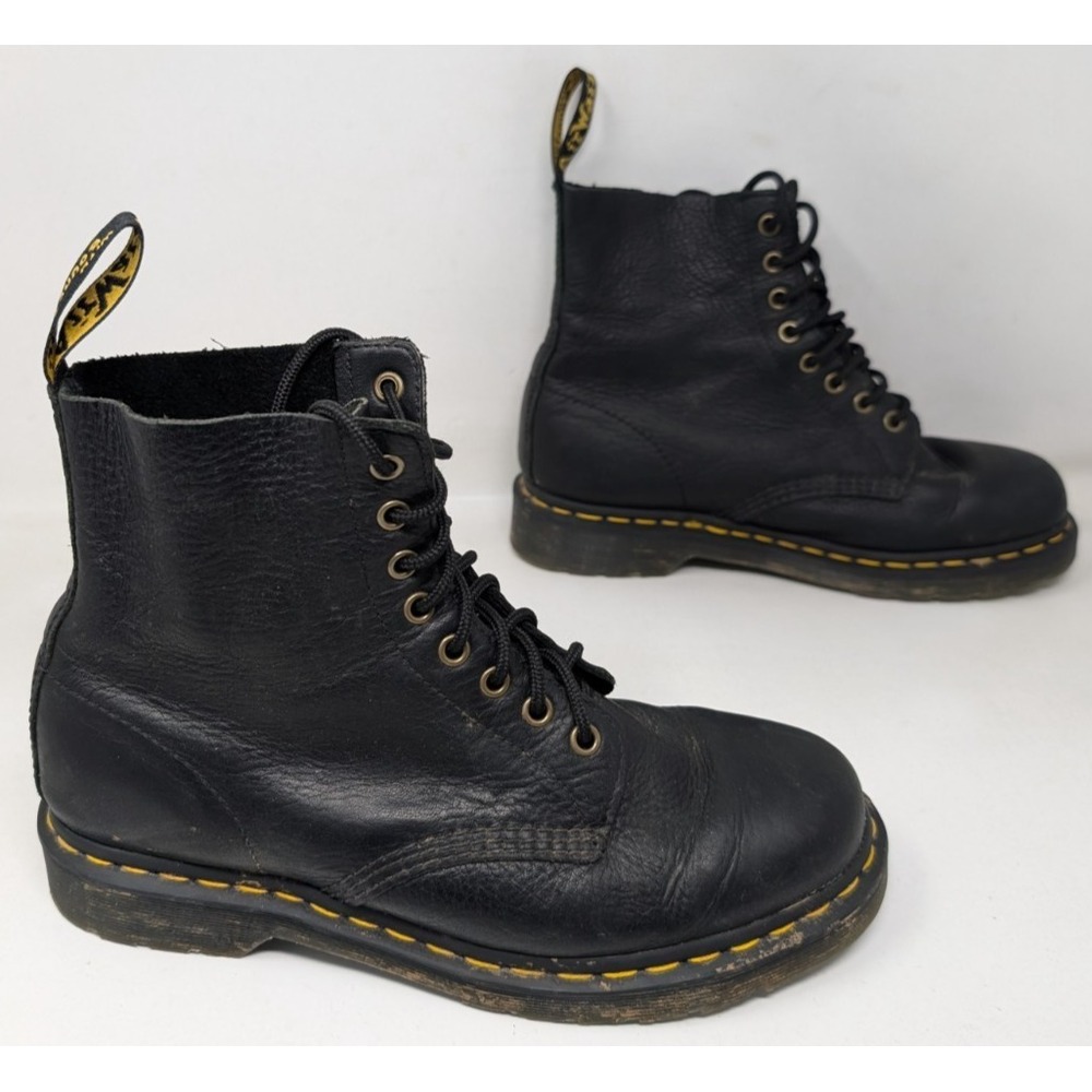Dr. Martens Pascal Black‎ Leather Boots US 9 Women 1460 Combat Lace Up